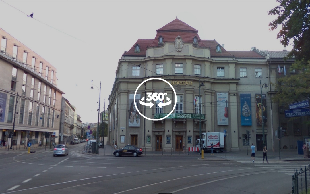 Foto 360 Filarmónica de Cracovia. VidePan en Polonia