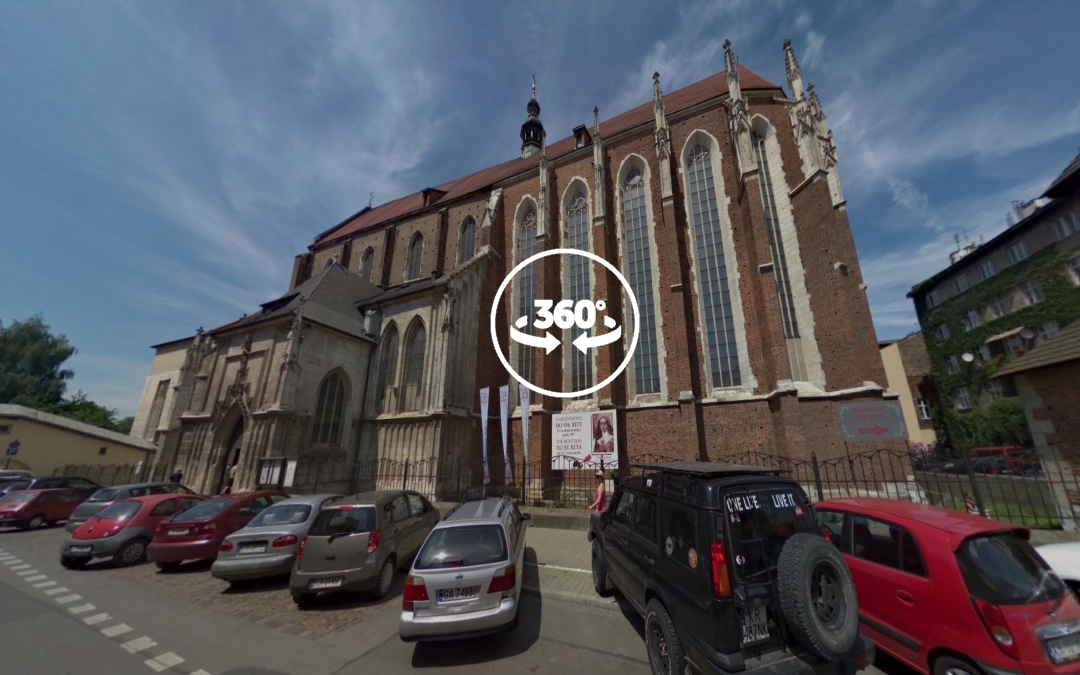 Foto 360 Iglesia St. Santa Catalina de Alejandría de Cracovia(II). VidePan en Polonia