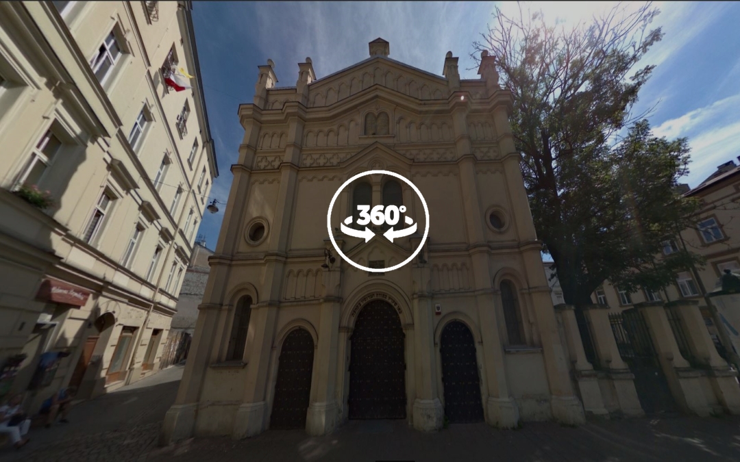 Foto 360 Tempel Synagogue de Cracovia. VidePan en Polonia