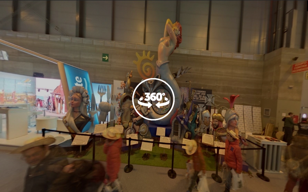 Foto 360 Ninot del Stand de la Comunitat Valenciana en FITUR 2017