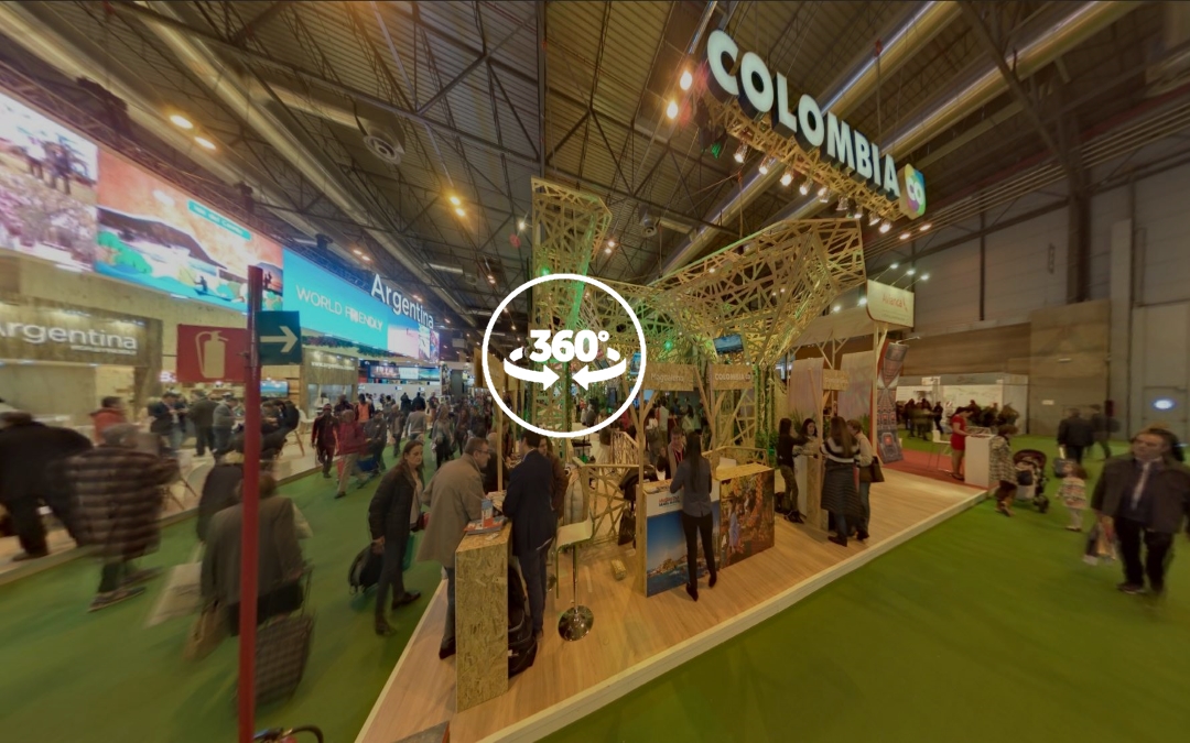 Foto 360 Stand de Colombia en FITUR 2017