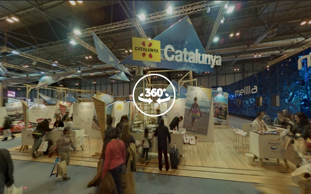 Foto 360 Stand de Catalunya en FITUR 2017