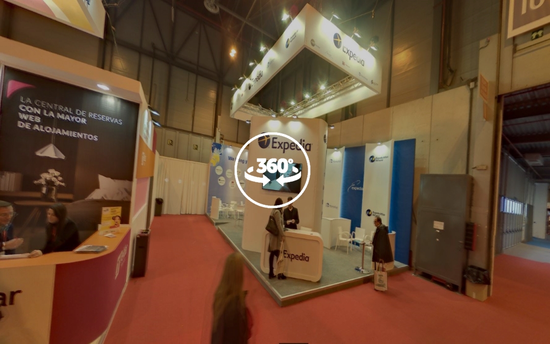 Foto 360 Stand de Expedia en FITUR 2017