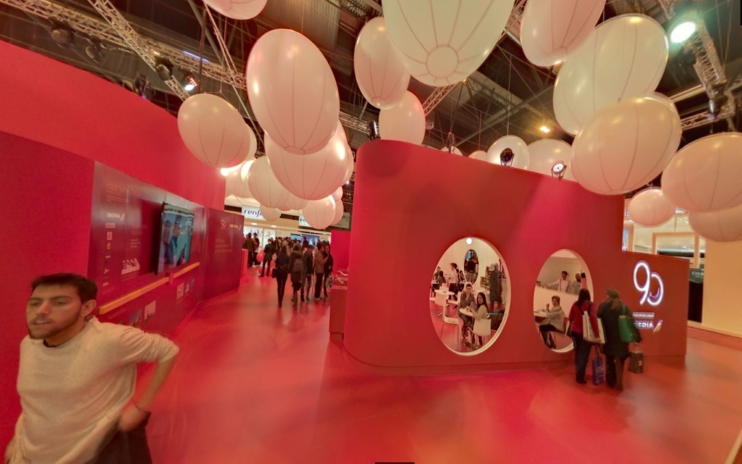 Foto 360 Stand de Iberia en FITUR 2017