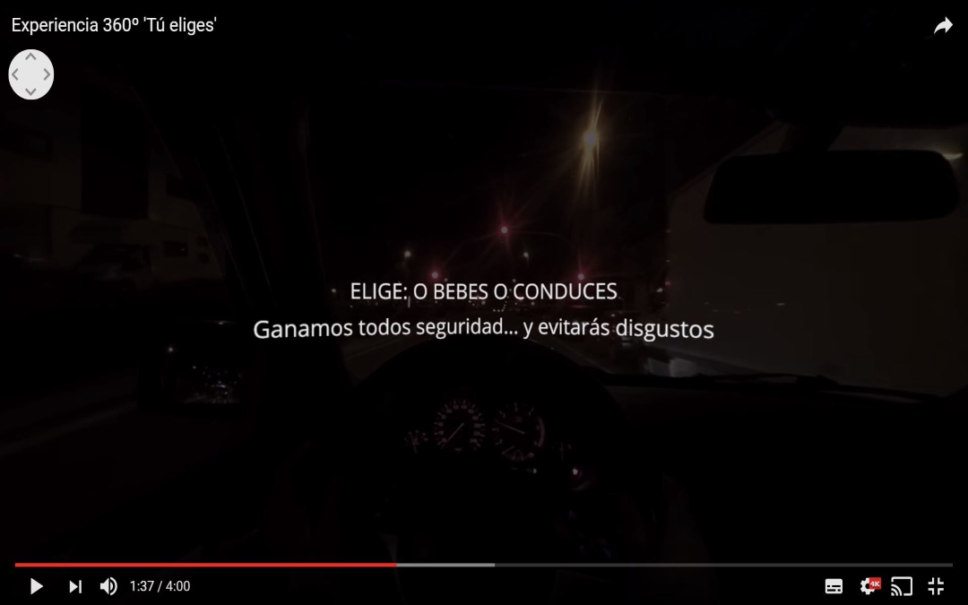 Vídeo 360. Tú eliges, nueva campaña de la @DGTes