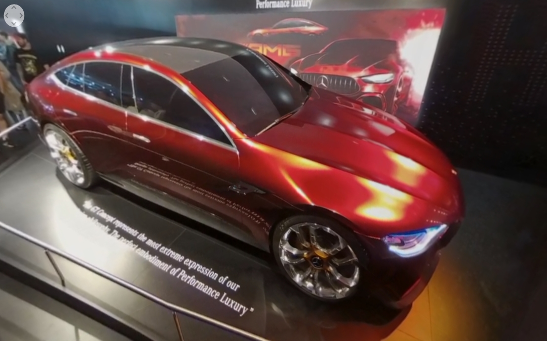 Vídeo 360 Mercedes-AMG GT Concept en el IAA 2017