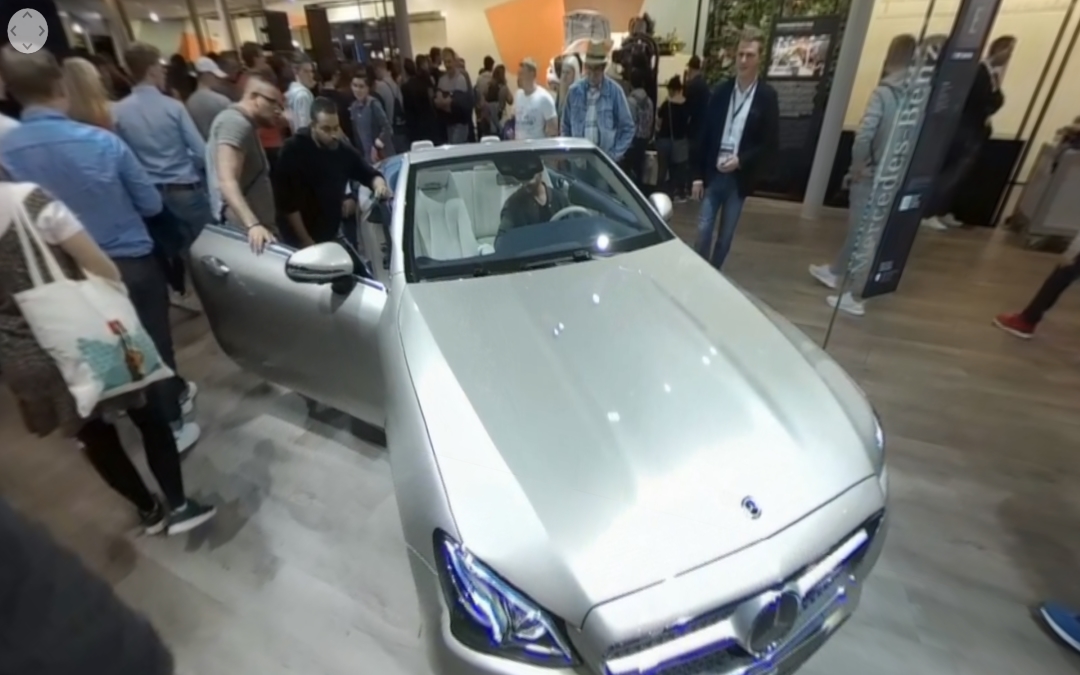 Vídeo 360 Mercedes-Benz E 300 Cabrio en el IAA 2017