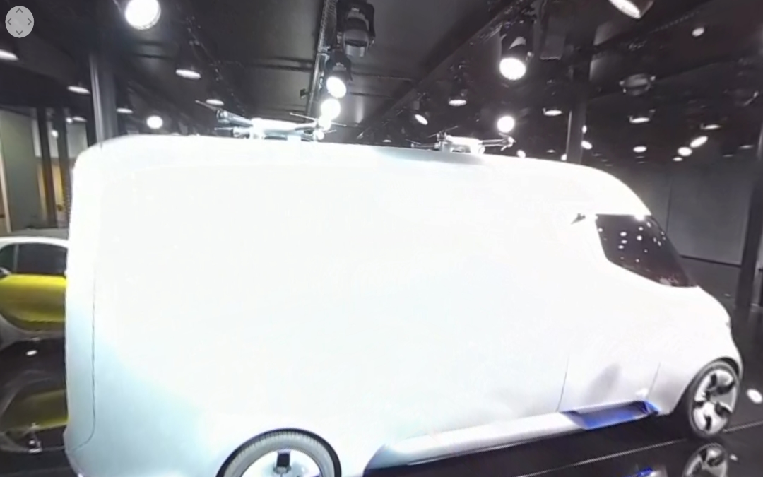 Vídeo 360 Mercedes-Benz Electric future van cargo carrier en el IAA 2017