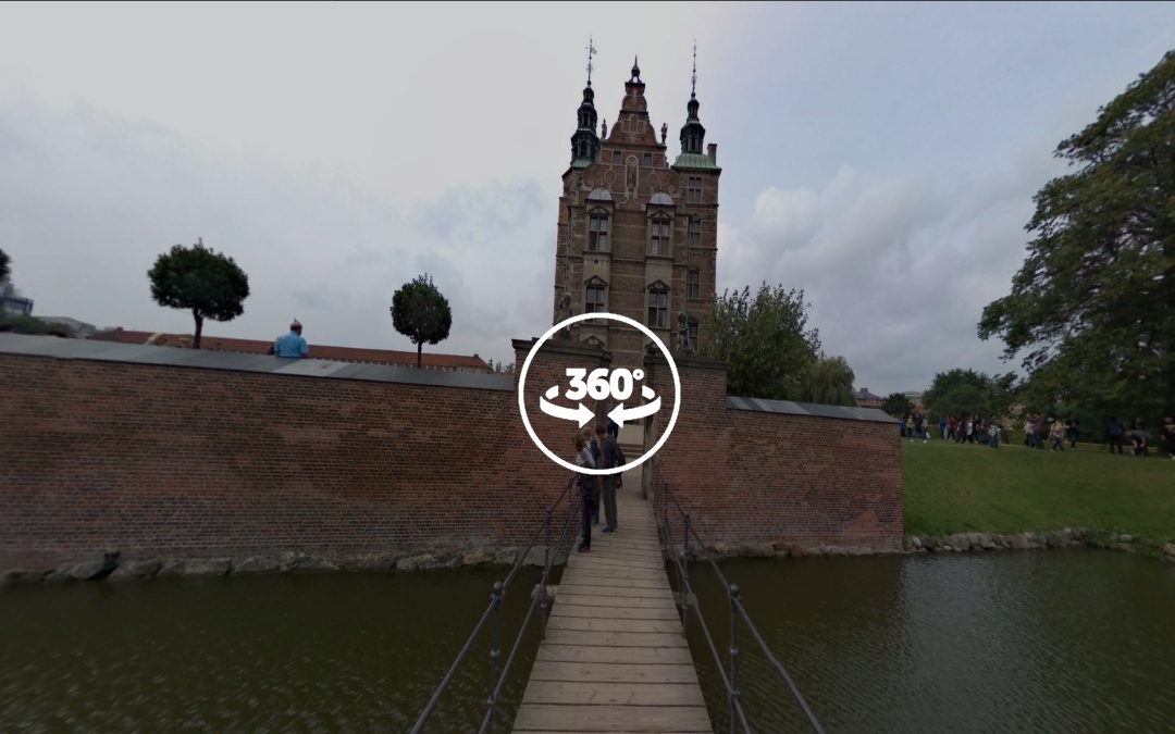 Foto 360 Puente del Castillo de Rosenborg. VidePan en Copenhague