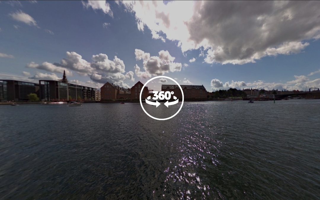Foto 360 Vistas desde la Det Kongelige Bibliotek. VidePan en Copenhague